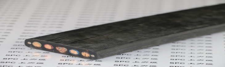 YGGB-VFRPG硅橡膠絕緣耐油護(hù)套鋼絲加強(qiáng)屏蔽扁電纜  SPCFLAT-SR-GCVG硅橡膠扁電纜